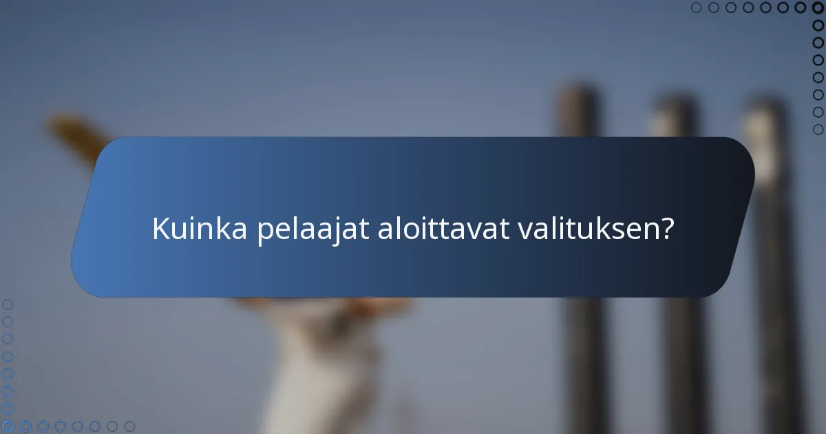 Kuinka pelaajat aloittavat valituksen?